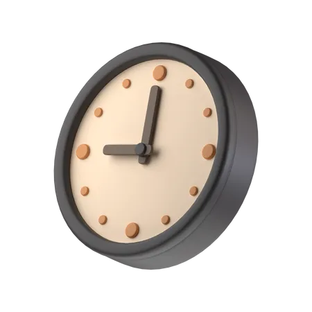 Horloge  3D Icon