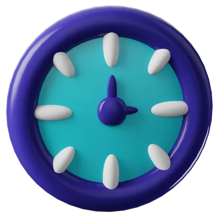 Horloge  3D Icon