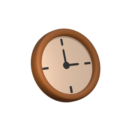 Horloge  3D Icon