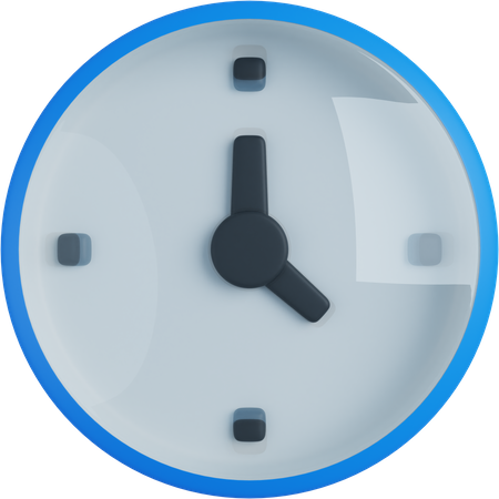 Horloge  3D Icon