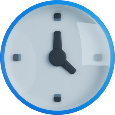 Horloge  3D Icon