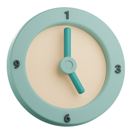 Horloge  3D Icon