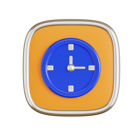 Horloge  3D Icon