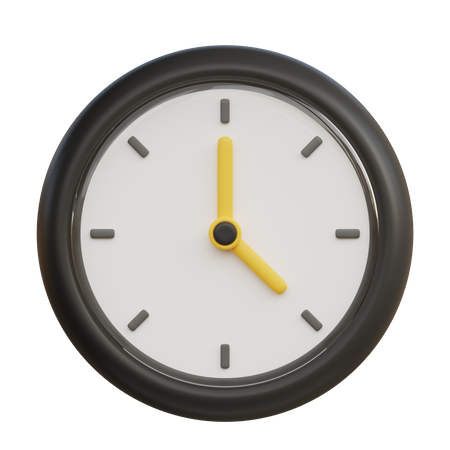 Horloge  3D Icon