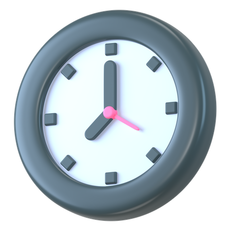 Horloge  3D Icon