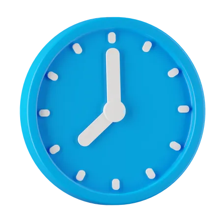 Horloge  3D Icon