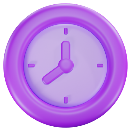 Horloge  3D Icon