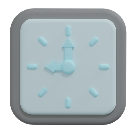 Horloge  3D Icon