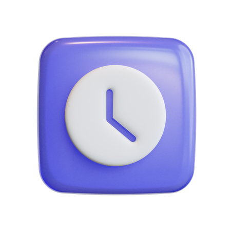 Horloge  3D Icon