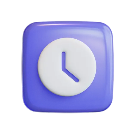 Horloge  3D Icon