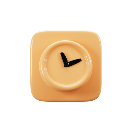 Horloge  3D Icon