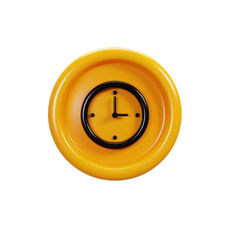 Horloge  3D Icon