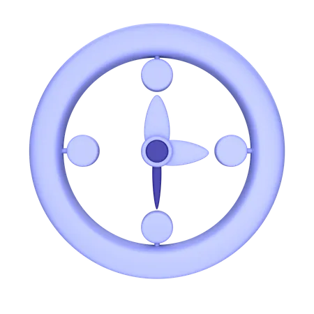 Horloge  3D Icon