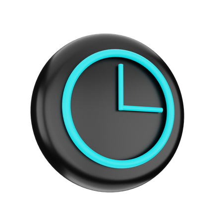Horloge  3D Icon