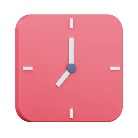 Horloge  3D Icon