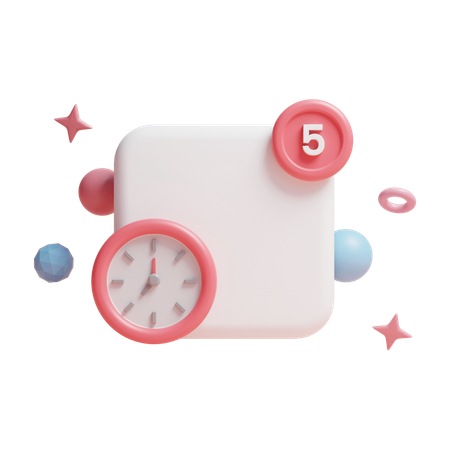 Horloge  3D Icon