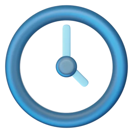 Horloge  3D Icon