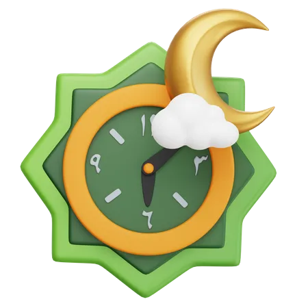 Horloge arabe  3D Icon