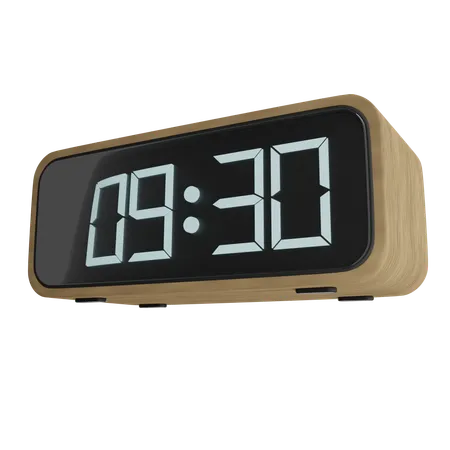 Horloge de bureau numérique  3D Icon