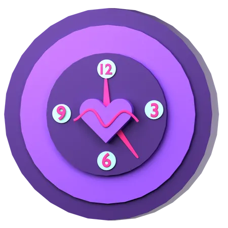 Horloge de gym  3D Icon