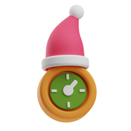 Horloge de Noël  3D Icon