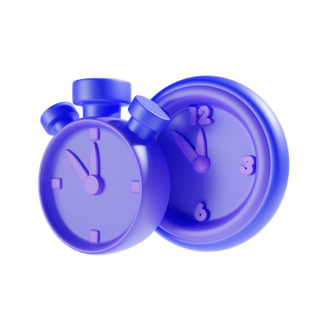 Horloge et minuterie  3D Icon