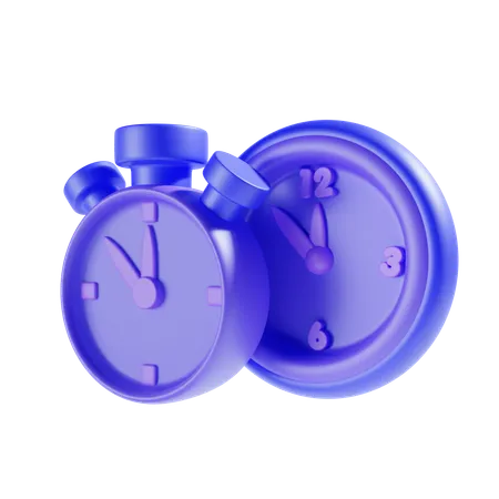 Horloge et minuterie  3D Icon