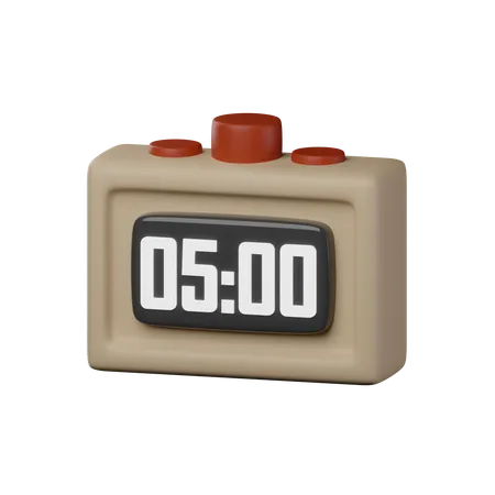 Minuterie d'horloge  3D Icon