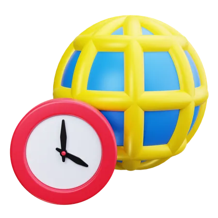 Horloge mondiale  3D Icon