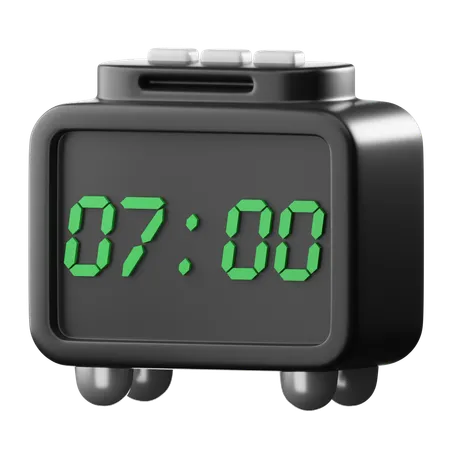 Horloge digitale  3D Icon