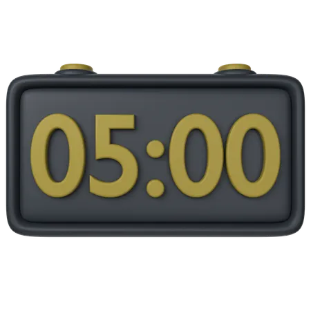 Horloge digitale  3D Icon