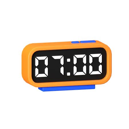 Horloge digitale  3D Icon