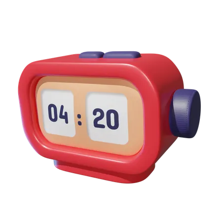 Horloge digitale  3D Icon