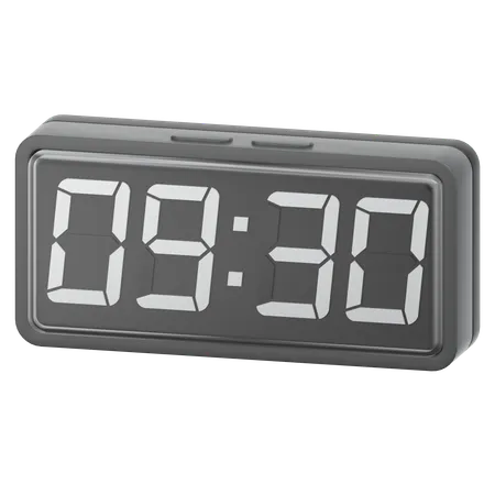 Horloge digitale  3D Icon