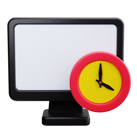 Horloge digitale  3D Icon