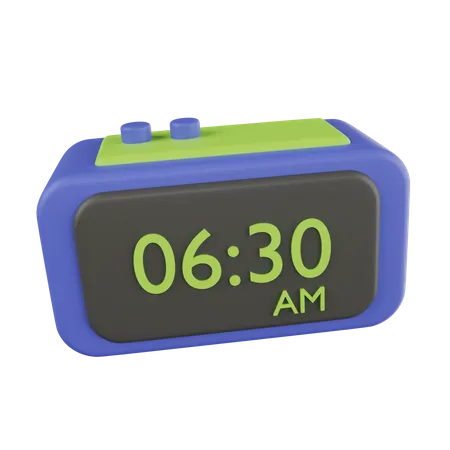 Horloge digitale  3D Icon