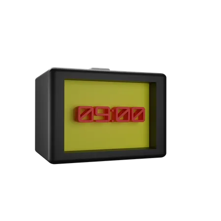 Horloge digitale  3D Icon
