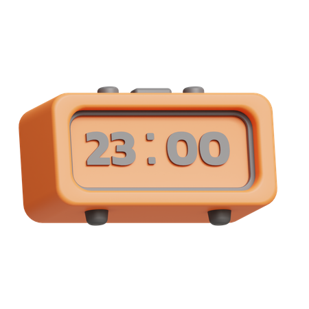 Horloge digitale  3D Icon