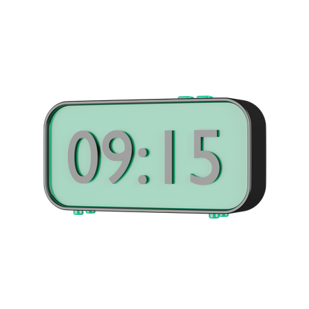 Horloge digitale  3D Icon