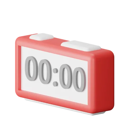 Horloge digitale  3D Icon