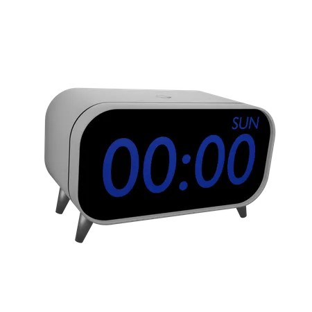 Horloge digitale  3D Icon