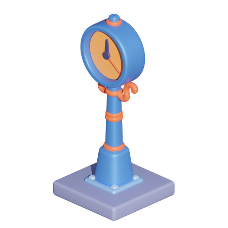 Horloge publique  3D Icon