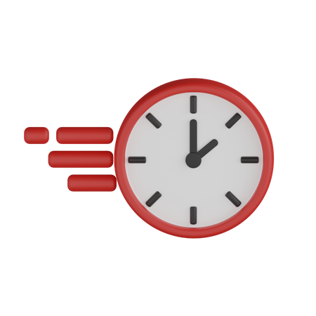 Horloge rapide  3D Icon