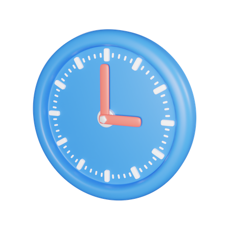 Horloge ronde  3D Icon