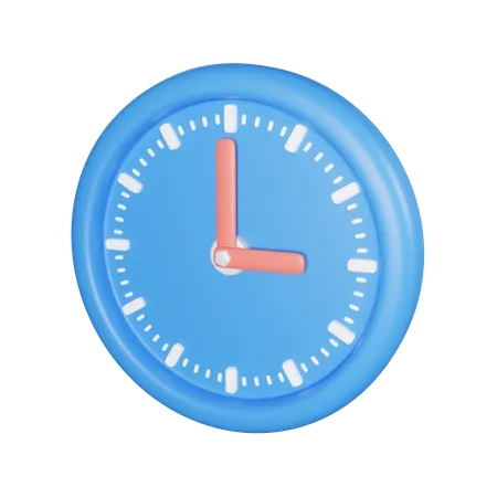 Horloge ronde  3D Icon