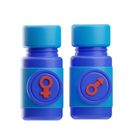 Hormone Therapy  3D Icon