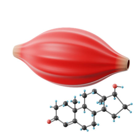 Hormônios  3D Icon