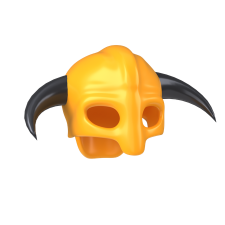 Horned Helmet  3D Icon