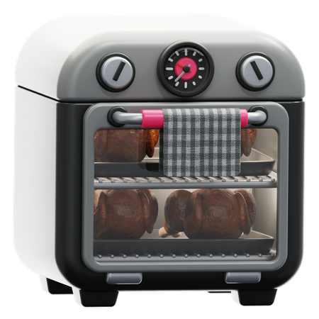 Horno  3D Icon