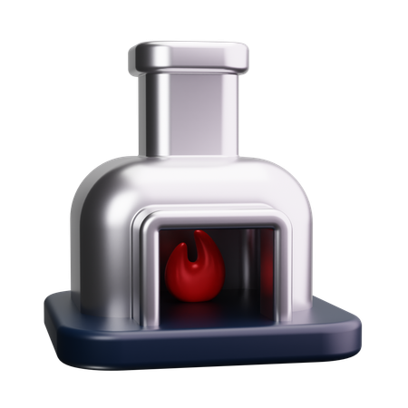 Horno de piedra  3D Icon